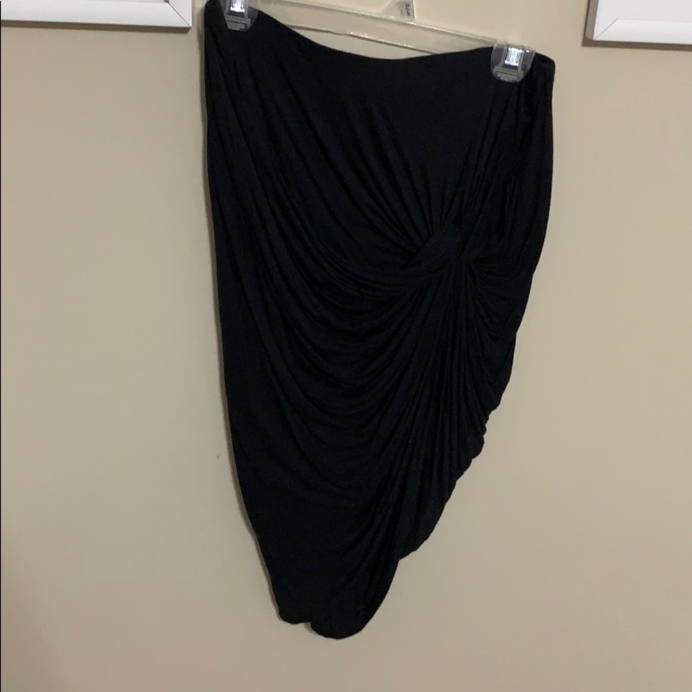 Rouched mini skirt